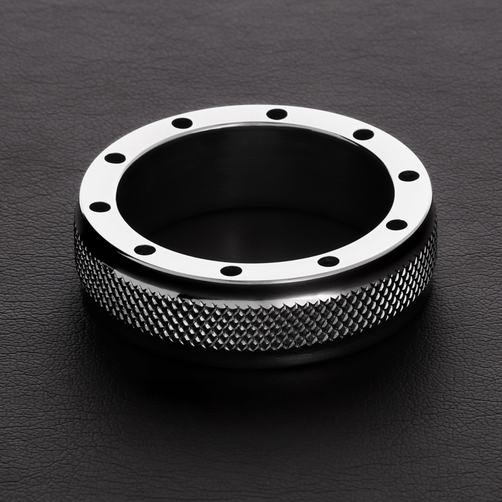 Cockring Cool and Knurl – 15 mm ívelt péniszgyűrű - Image 2