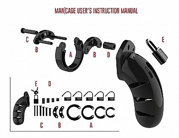 ManCage 01 – prémium férfi büntetőhám (9 x 4.2 cm) - Image 4