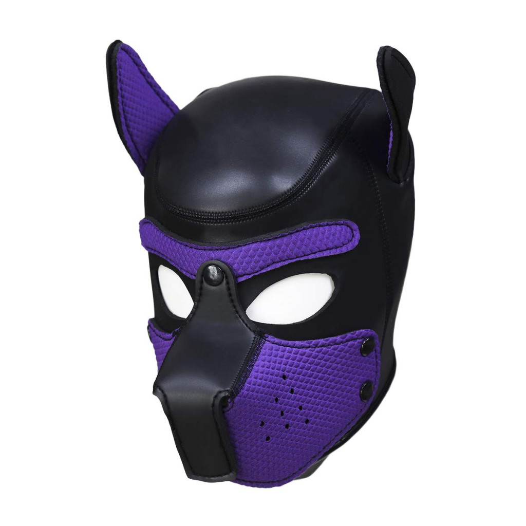 PUPPY – lila neoprén érzéki kapucni - Image 2