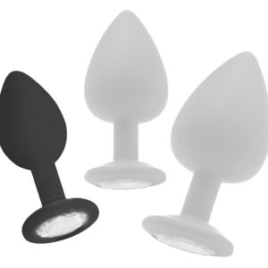 Plug Diamond Regular – elegáns anális kiegészítő, fekete