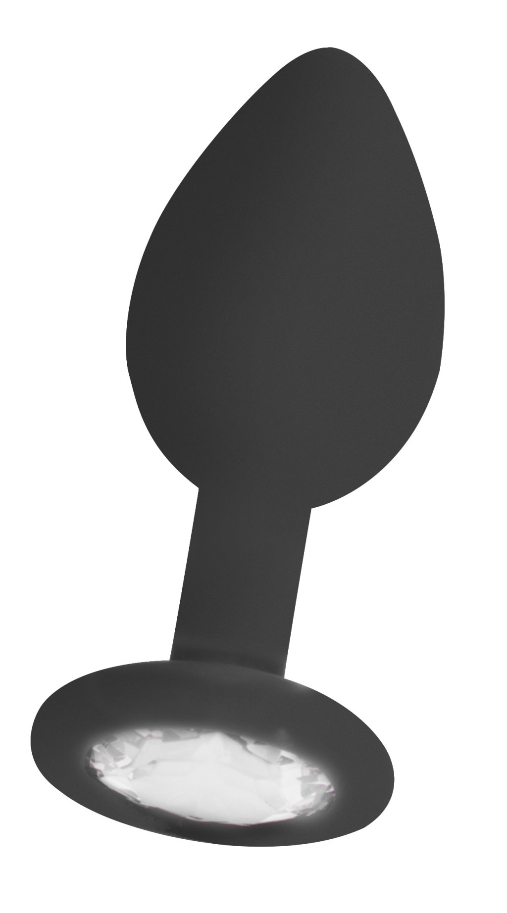 Plug Diamond Regular – elegáns anális kiegészítő, fekete - Image 3