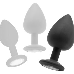 Plug Diamond Extra Large – prémium fekete plug 8 x 4,4 cm