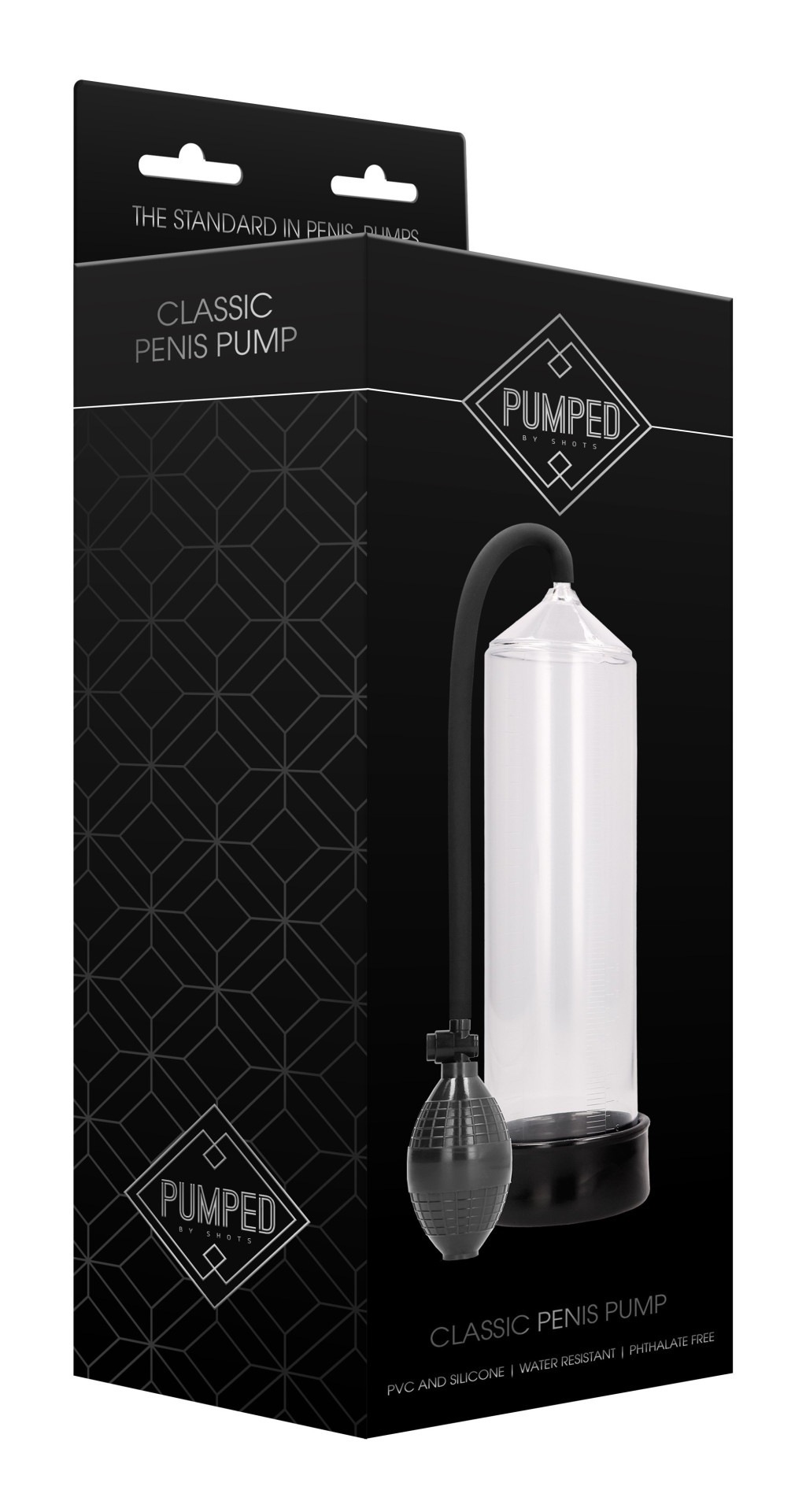 Penis Pump Classic – átlátszó péniszpumpa 23 x 6 cm - Image 2