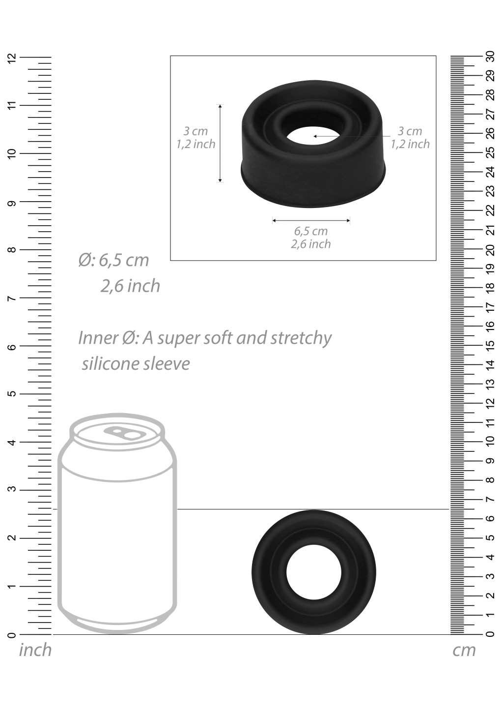 Prémium péniszköpeny – 6 cm hosszú érzéki kiegészítő - Image 5