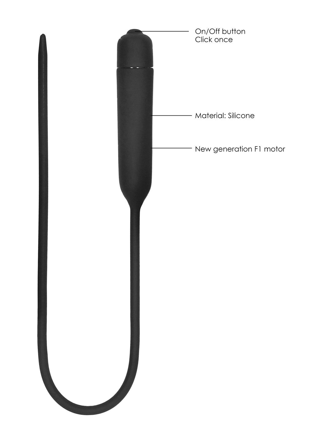 Silicone Vibráló Golyó Dugó – Extra Hosszú Urethral Izgató - Image 7