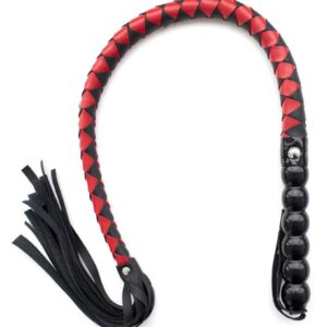 Mahogany Whip – 90 cm fekete-vörös íj tökéletes érzékiséghez