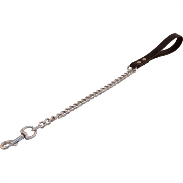 Prémium kutyapóráz lánccal - 45 cm