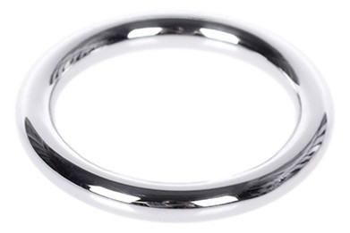 Glans Steel – 5mm-es acél gyöngyös rézgyűrű