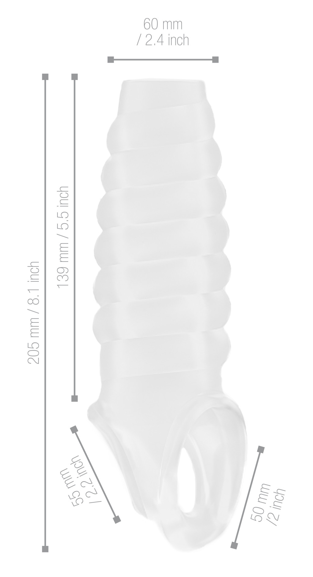 Sono N°21 – prémium pénisz hüvely 14 x 6 cm - Image 7