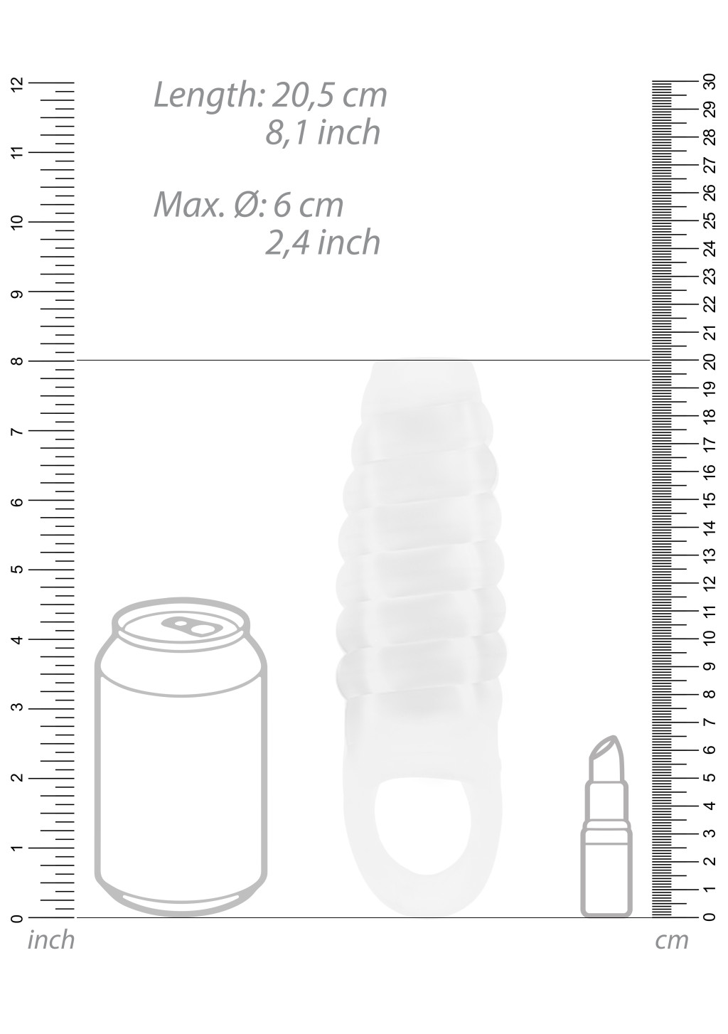 Sono N°21 – prémium pénisz hüvely 14 x 6 cm - Image 9