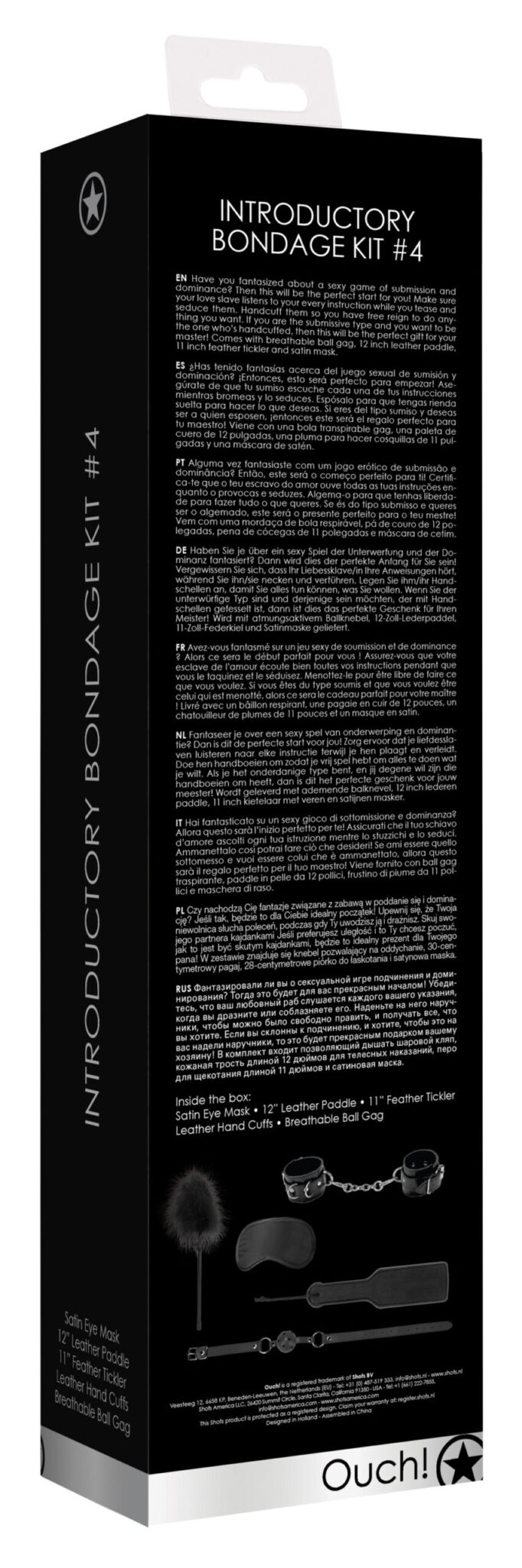 Introductory Bondage Kit 4 - Fekete szexuális izgató készlet - Image 2