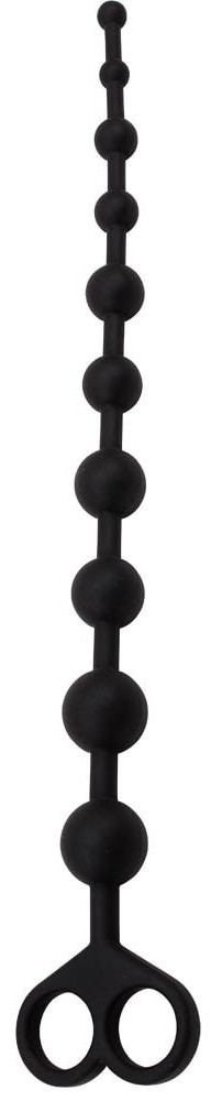 Fekete Mont gyöngyös analóg rózsafüzér – 30 x 2,4 cm