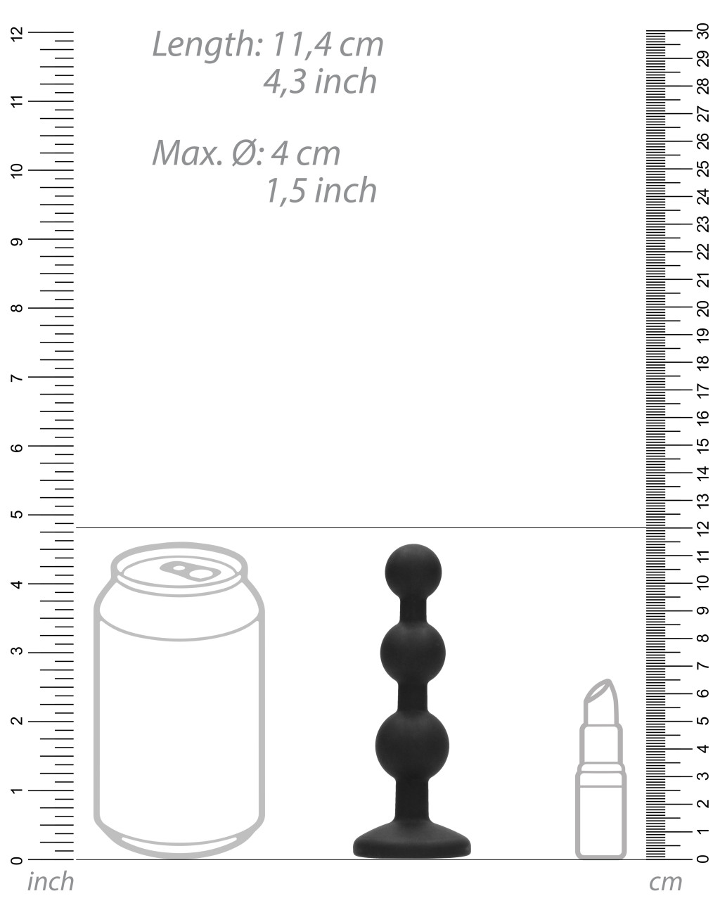 Bijou Beaded – ékszerhatású anális plug 9,5 x 2,5 cm - Image 4