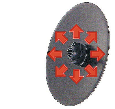 Tükrös SLING PORTATIVE – törhetetlen fém tükör 40 cm - Image 6