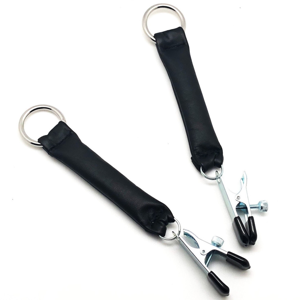 Bőr súllyal ellátott mellbimbó csipesz – 80g x 2 db - Image 2