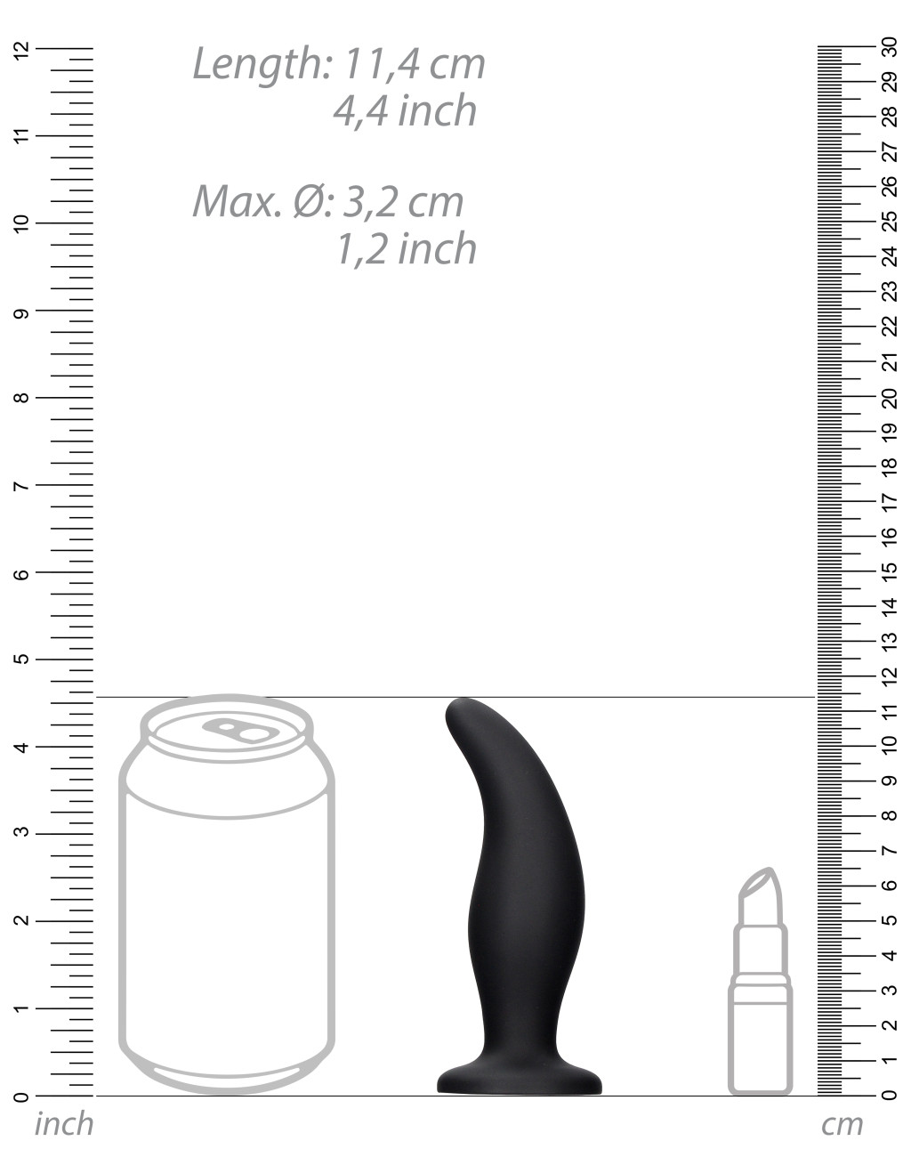 Curve – prémium szilikon anál dugó 11 x 3,7 cm - Image 5