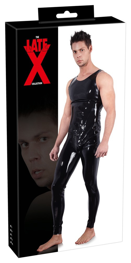 Latex elegáns kezeslábas cipzárral - Image 3