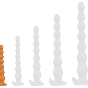 Prémium hosszú Chap golyós análplug – 22 x 3 cm