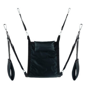 Rectangle Fabric Sling – prémium fekete függesztő szett