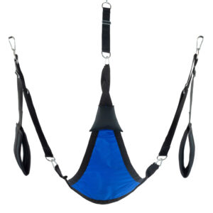 Triangle Fabric Sling - prémium szövet hintaszófa kékben