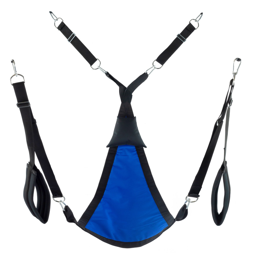 Triangle Fabric Sling - prémium szövet hintaszófa kékben - Image 2