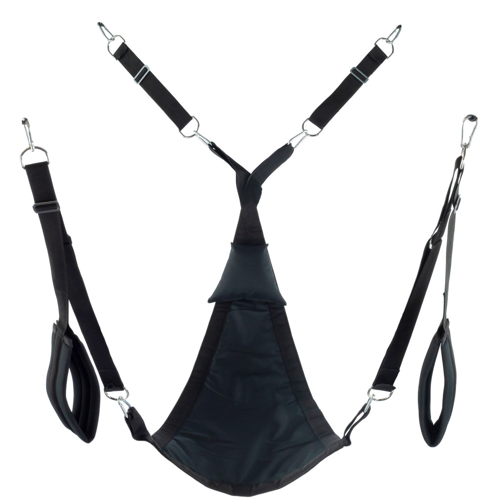 Triangle Fabric Sling – fekete prémium hinta szett - Image 2
