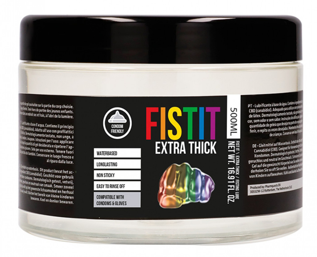 Fist It – extra sűrű szivárvány víz alapú síkosító 500ml