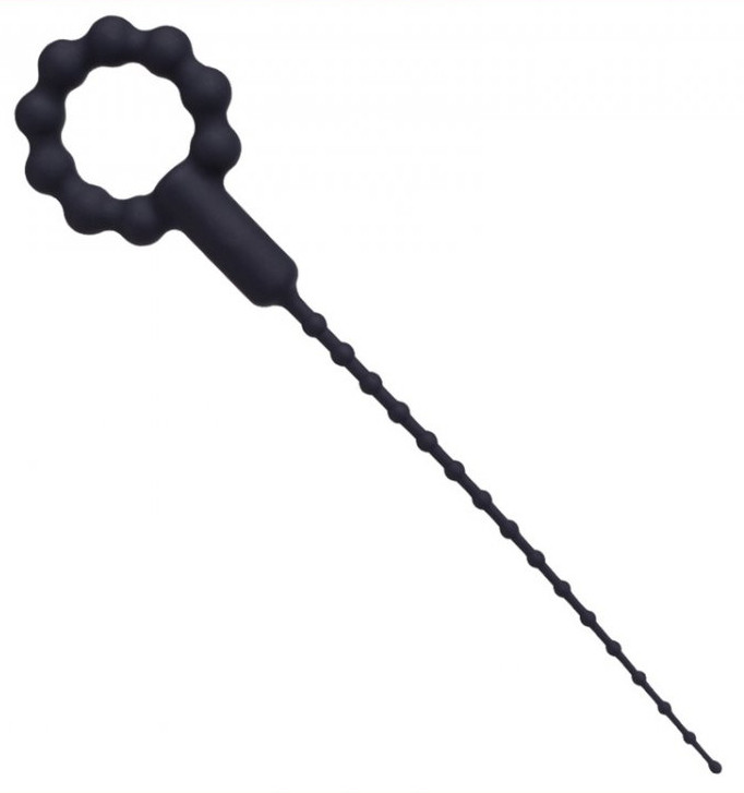 Vibráló húgycsőpálca O-gyűrűvel – 17,5 cm, 3-8 mm átmérő