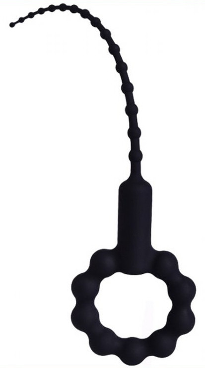 Vibráló húgycsőpálca O-gyűrűvel – 17,5 cm, 3-8 mm átmérő - Image 4
