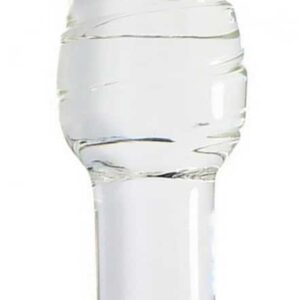 Pino Glass Plug – stílusos üveg anális kényeztető 10,7 cm
