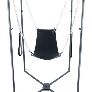 Kit Sling – fekete, csábító bőrszíj armaturával