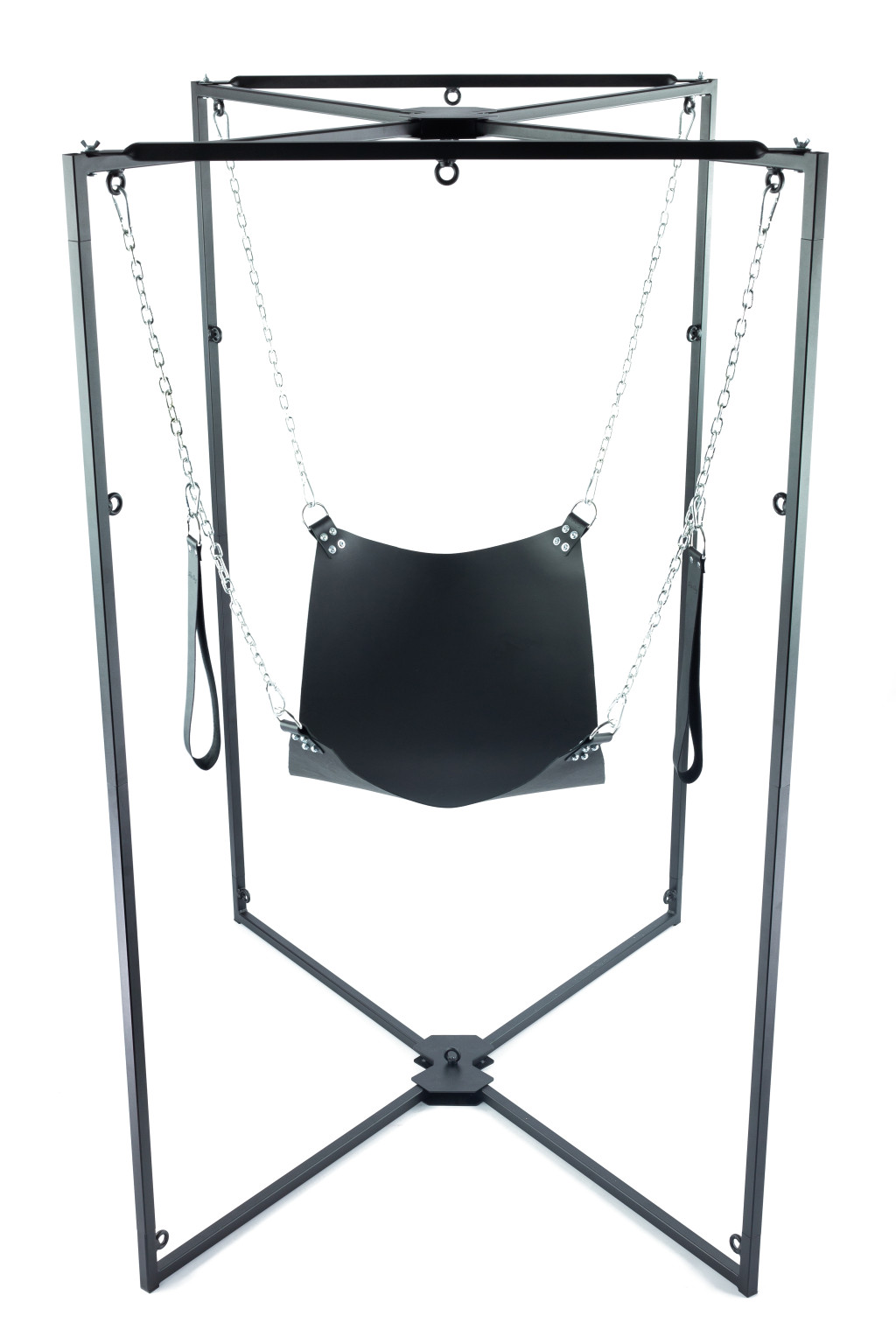 Kit Sling Cuir Carré Noir – prémium bőr keret érzékiséghez