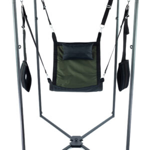 Kit Sling – prémium szövet hinta fekete vázzal