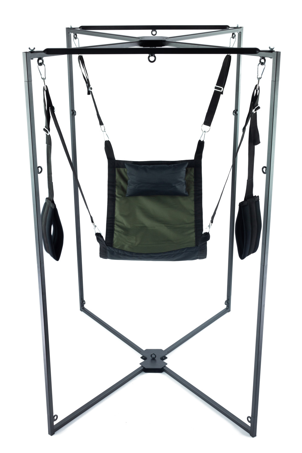 Kit Sling – prémium szövet hinta fekete vázzal