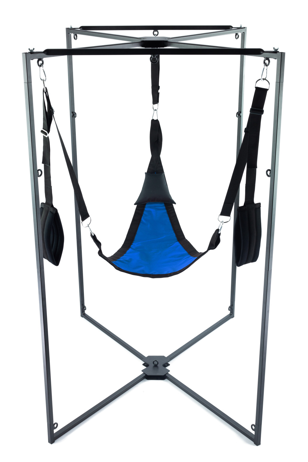 Kit Sling Tissu – fekete-kék hám prémium anyagból