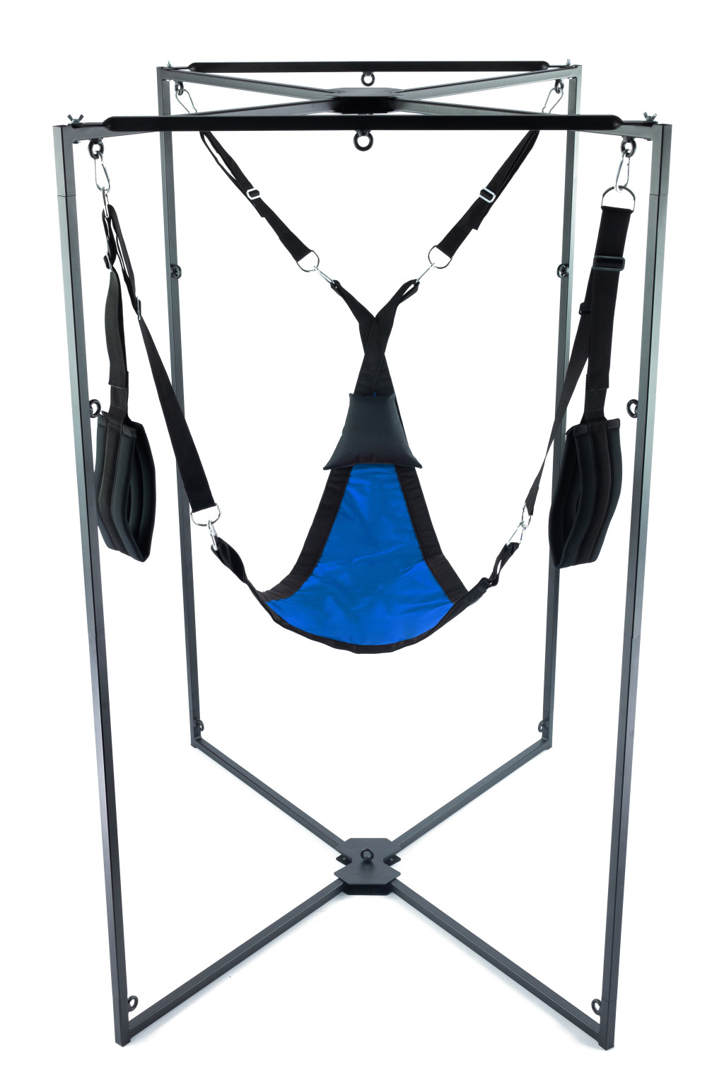 Kit Sling Tissu – fekete-kék hám prémium anyagból - Image 2