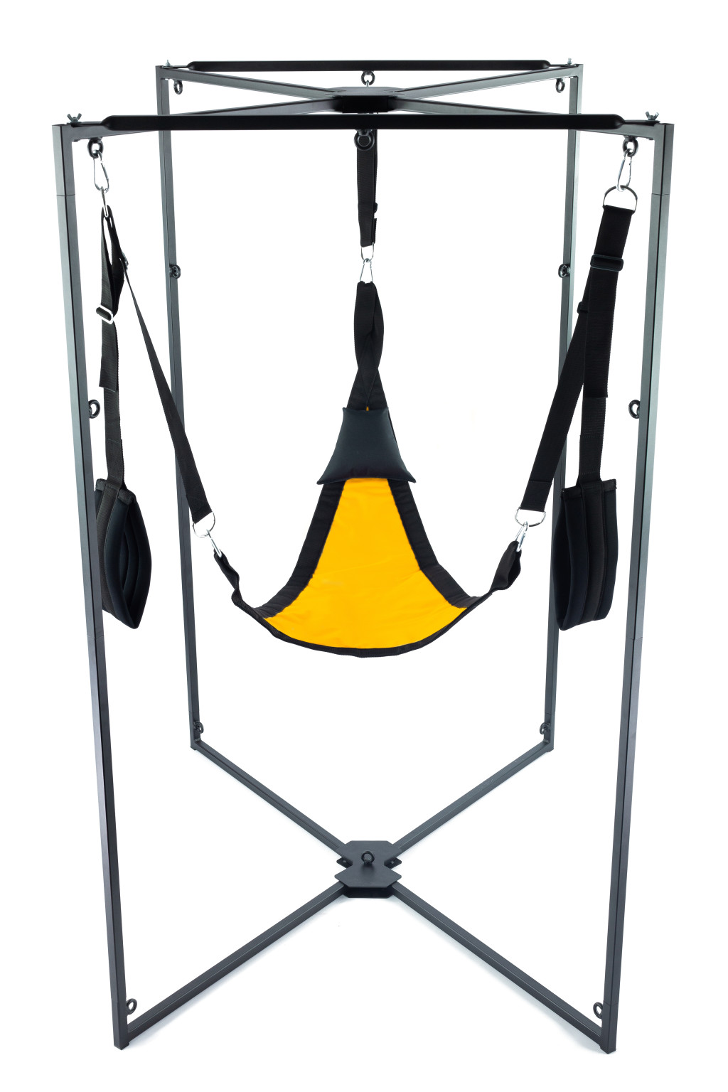 Kit Sling Tissu Triangle – prémium fekete-sárga hám