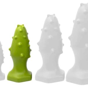 Monster Spike – prémium szilikon anál dugó M 12 x 4.5 cm zöld