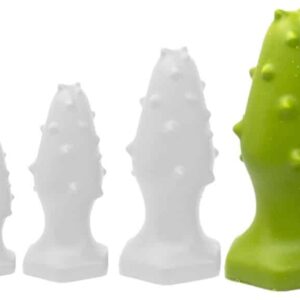 Monster Spike XL – prémium szilikon anál dugó, zöld