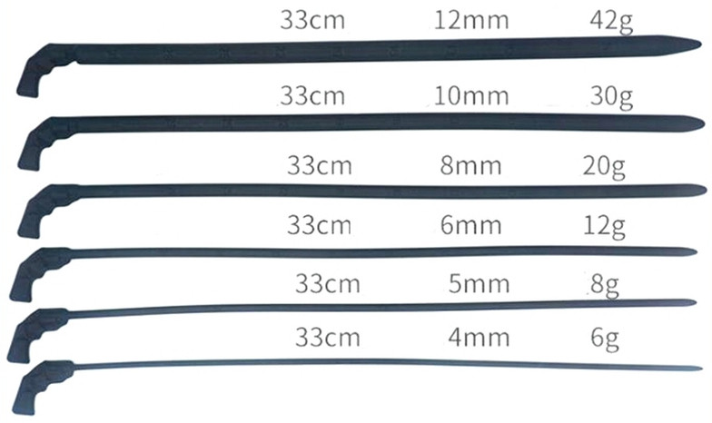 GUN STYLE – prémium szilikon húgycső stimuláló rúd 32 cm - Image 5