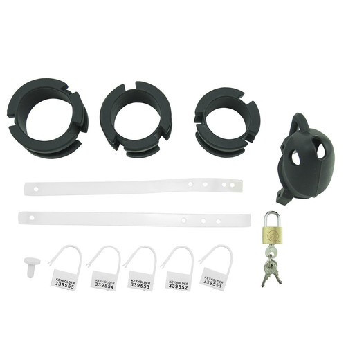 Birdlocked – prémium szilikon mesterkérőzár, fekete - Image 5