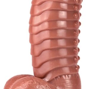 Dildo Monster Carapace – prémium barna dildó 22 x 10 cm