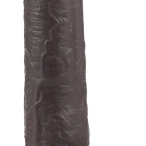 Sliding Skin – érzéki dildó barna színben 17 cm x 4,2 cm
