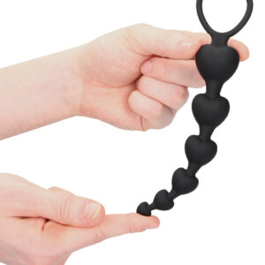 Silicone Rosary – prémium anális kényeztető szív forma