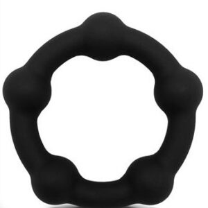 Silicone Cockring – elegáns fekete péniszgyűrű 35mm