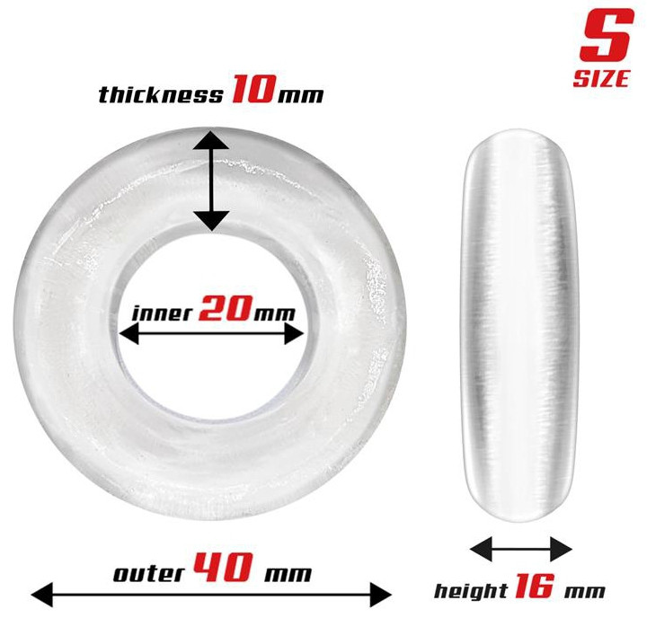 Beast Rings – 3 db átlátszó prémium gyűrű szett - Image 3