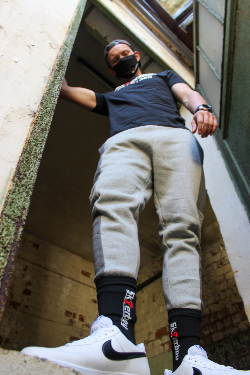 Sk8erboy – prémium fekete crew zokni - Image 8