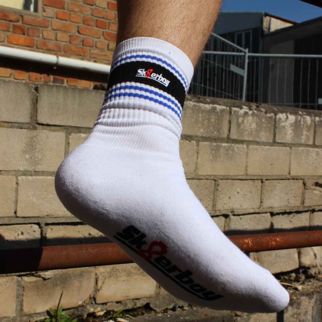 Sk8erboy Deluxe – prémium fehér zoknik stílusosan - Image 3