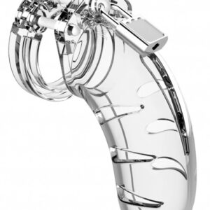 ManCage Chastity Cage Model 03 – átlátszó férfi önmegtartózkodó ketrec