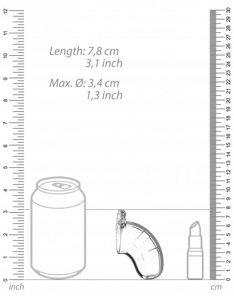 ManCage Model 13 – átlátszó prémium önmegtartó ketrec - Image 3